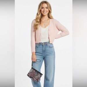 Victoria Secret Multicoloured Sequence Small Clutch